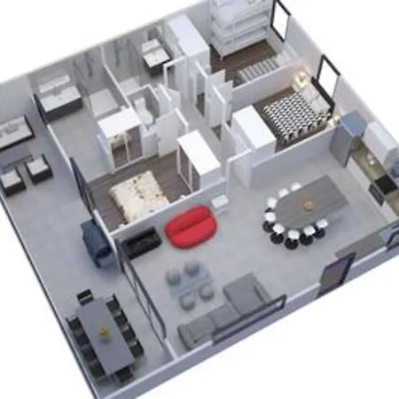 Corsica Sea View Ac Parking דירה *