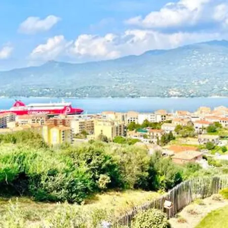Corsica Sea View Ac Parking Lägenhet