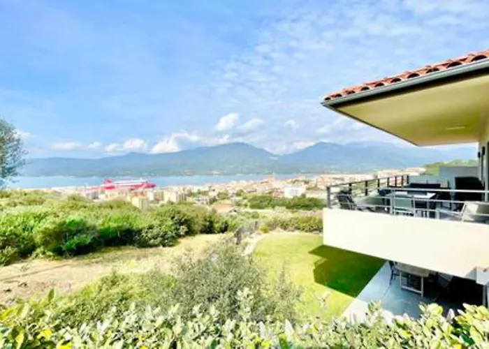 아파트 Corsica Sea View Ac Parking
